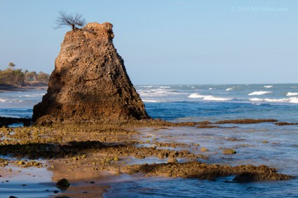 Batu Luang rock in the morning