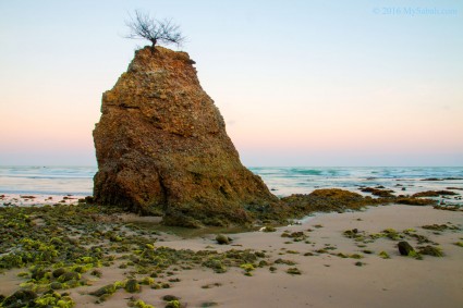 Batu Luang during sunrise