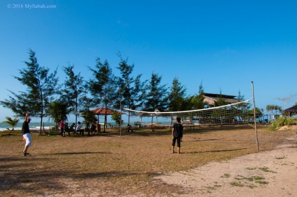 Volley Ball field near the beach