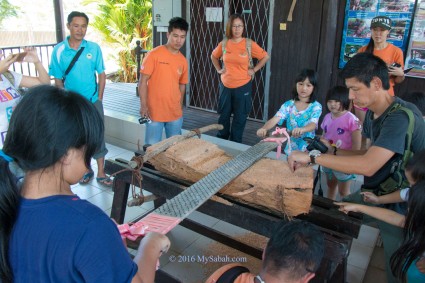 Education tour at Rumbia Information Center