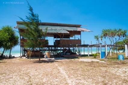 Activity hall near the beach