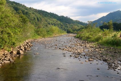 Unpolluted river of Kiulu Valley