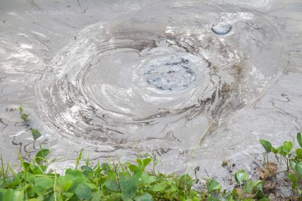 active mud volcano