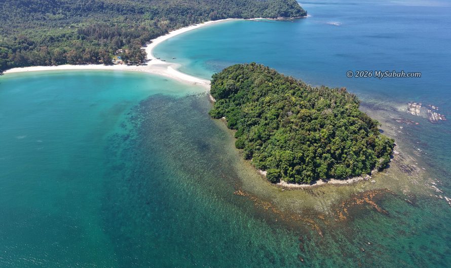 Kelambu, One Island and Two Beaches