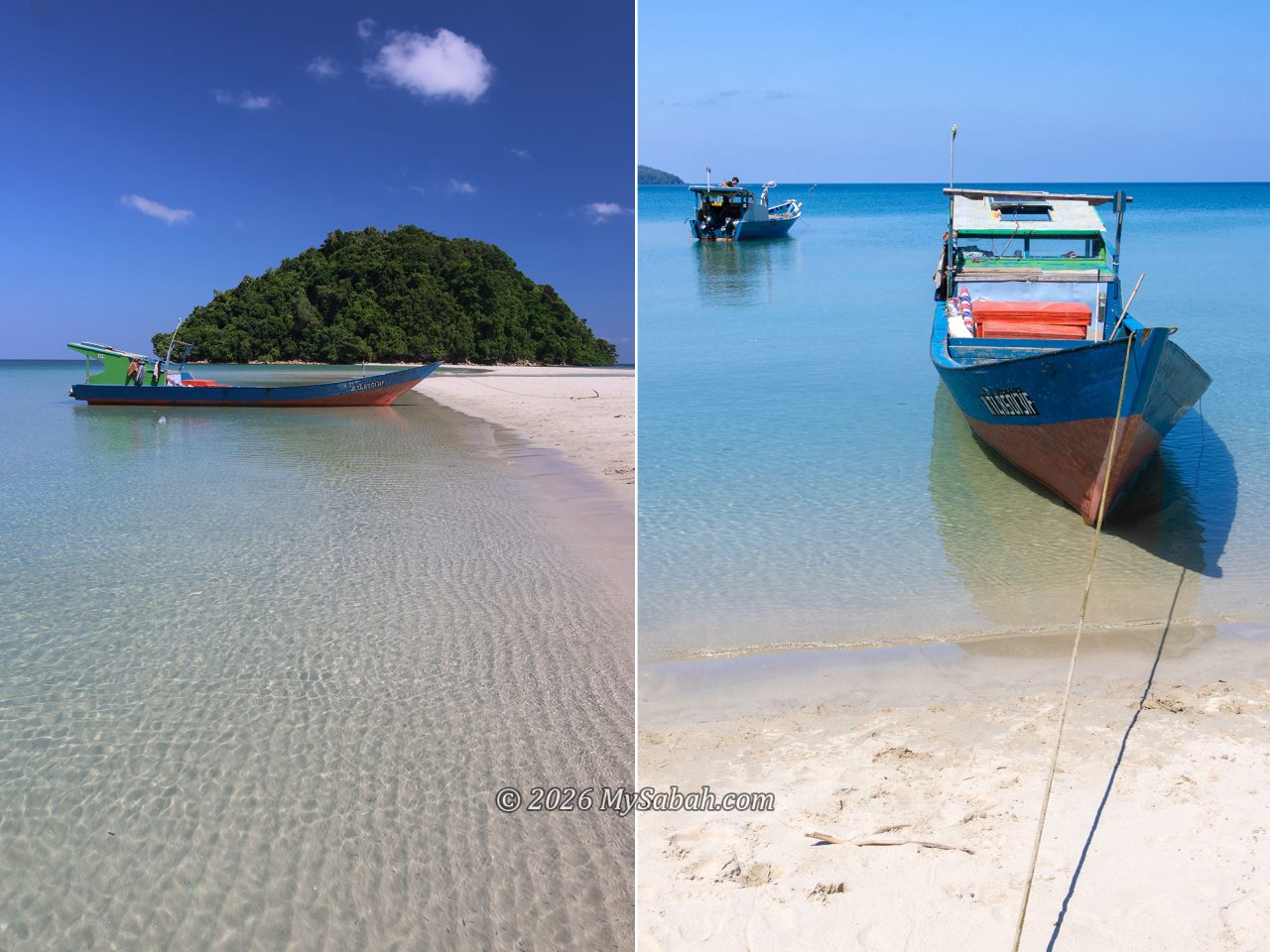 Fishing boats at Kelambu Beach