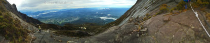 Panoramic view from Kota Belud Trail