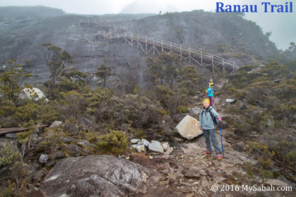 Ranau trail and peak