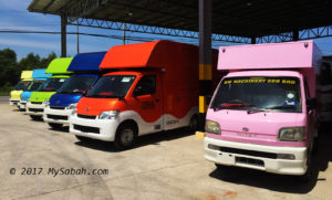 Food trucks of KW Machinery