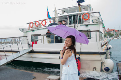 Boarding to North Borneo Cruises