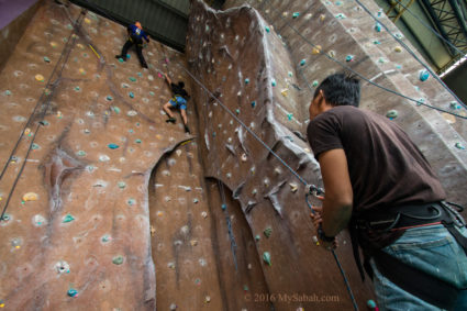 climbers on belay