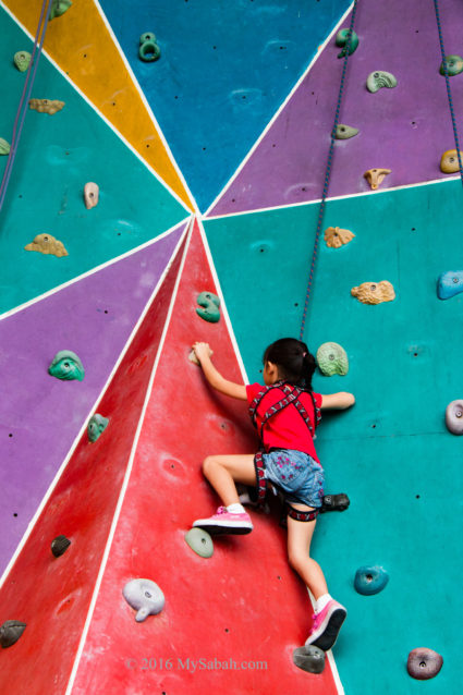 Climbing wall for children