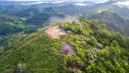 Bukit Perahu is also a popular paragliding spot