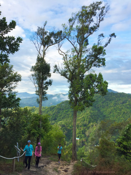 Climbing Bukit Perahu