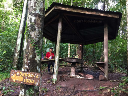 Gazebo No.3: Pondok Gaharu, 1,000 Meters to gazebo No.4