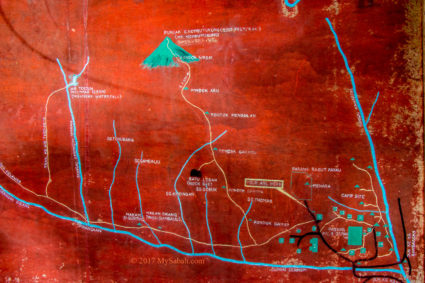 Trail map of Mount Nombuyukong