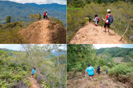 Descending from Bukit Lugas