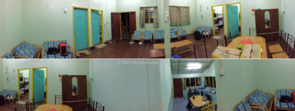 Interior of Asrama Kanarom Hostel in Serinsim