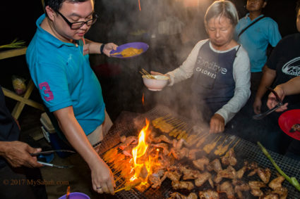 Barbecue party at the hostel