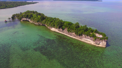 Supirak Island is about 250 Meters long