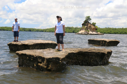 Standing on Batu Dulang