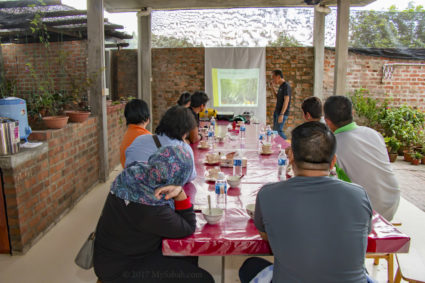 Briefing at Kampung Bunga, Tenghilan