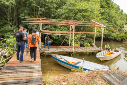 Jetty in Kampung Nouga, Tenghilan