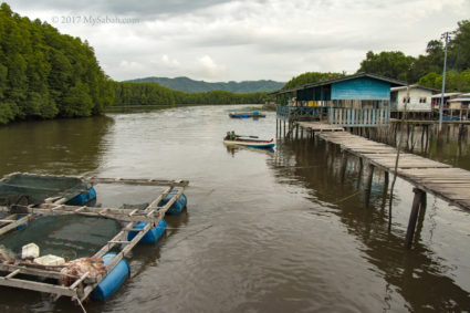 Kampung Sambah next to Sulaman Lake of Tuaran