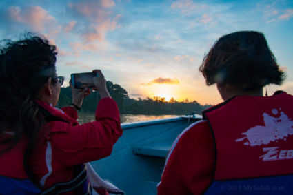 Sunset river cruise