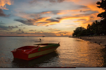 Peaceful dusk at Libaran