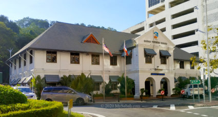 Sabah Tourism Building in Gaya Street (Front view)