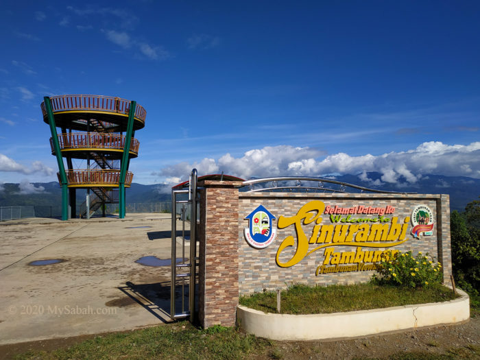 Entrance to Tambunan Viewing Point (Menara Sinurambi)