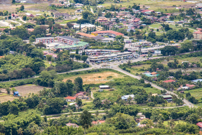 Shoplots of Tambunan town