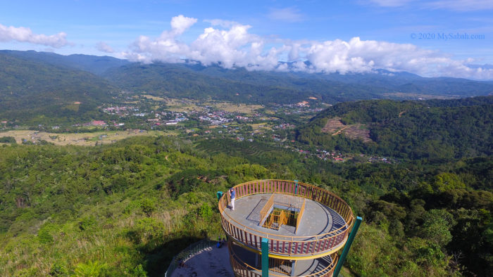 Tambunan Viewing Point is also known as Menara Sinurambi or Pongimpaan Nuluhon Dandab