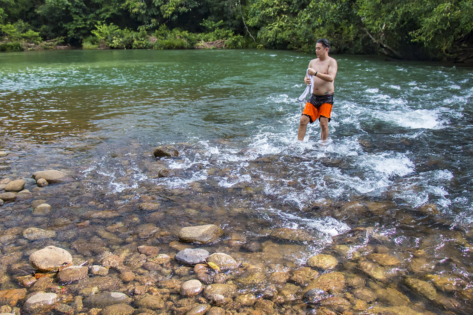 River and Forest Bathing at Kun-Kun River