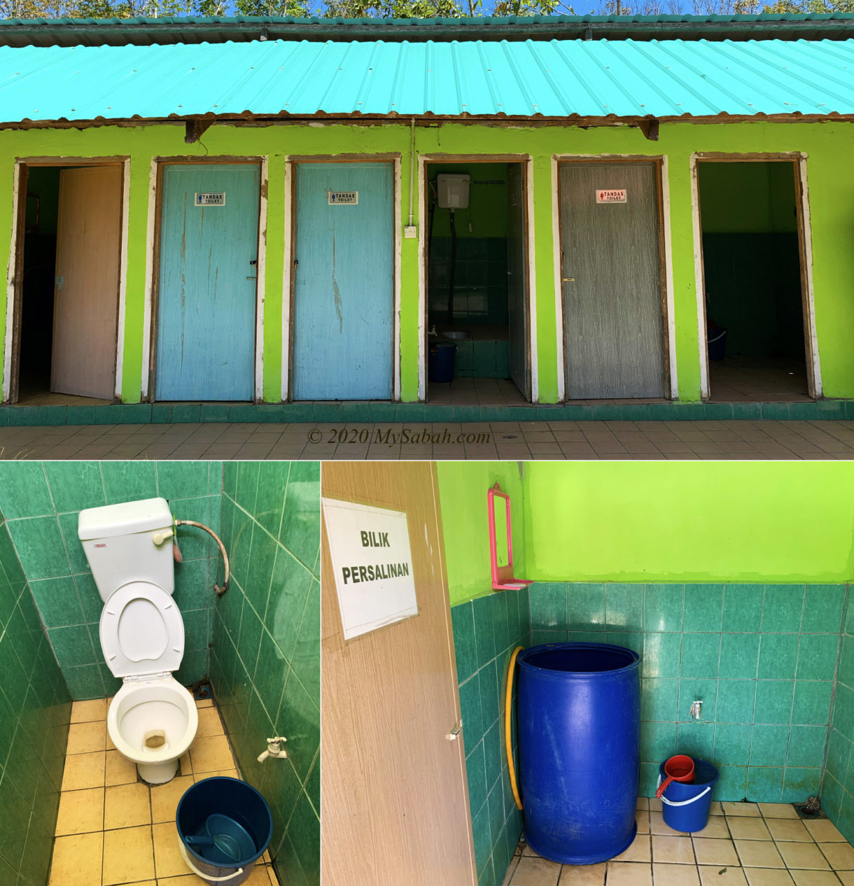 Toilet and bathroom of Tegudon Tourism Village