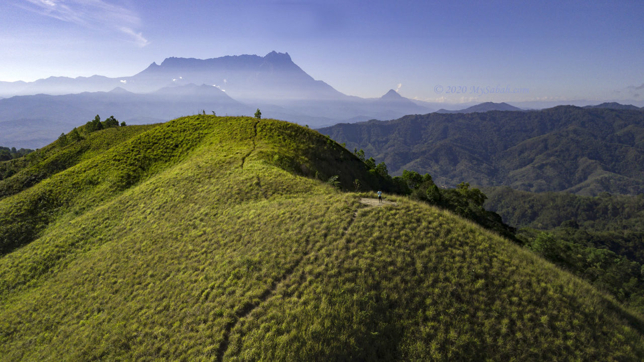 Climber is only 150 Meters away from the highest peak