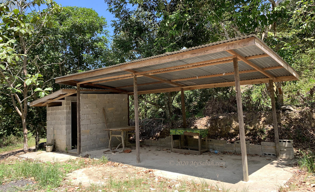 toilet at starting point (Mandap)