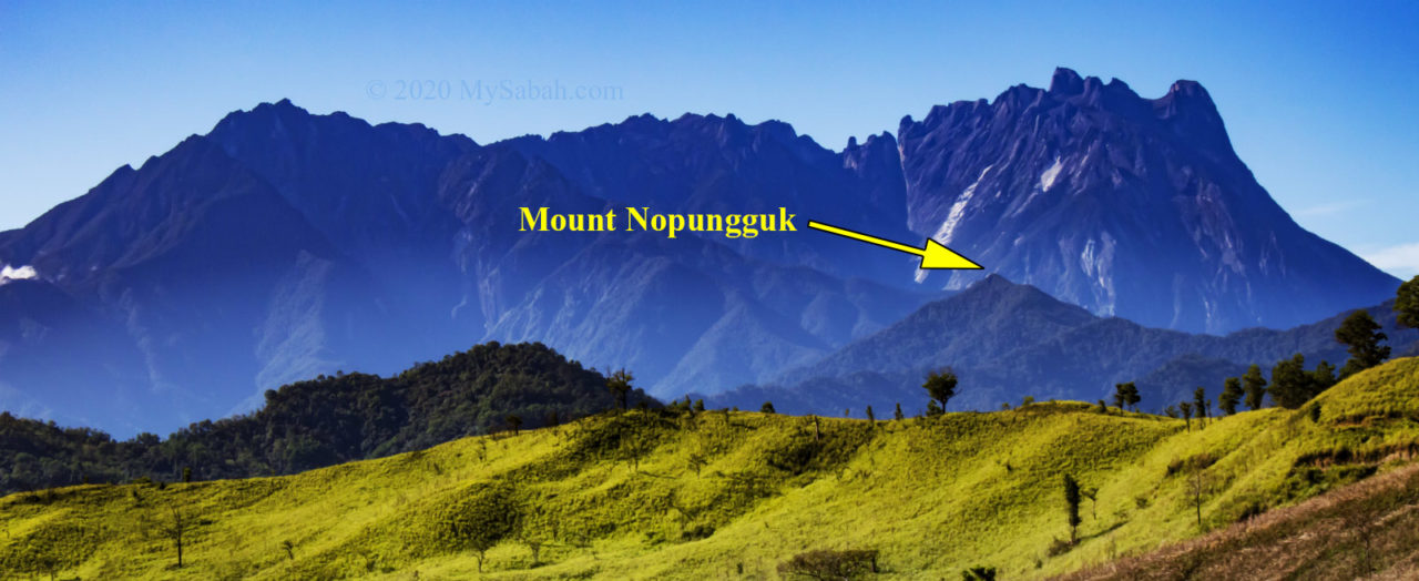 Mount Nopungguk and Mount Kinabalu