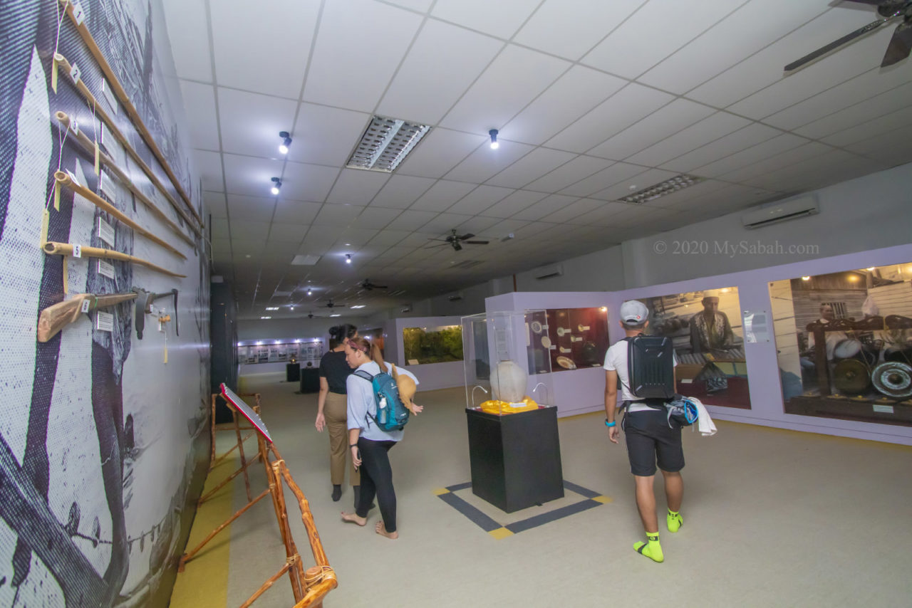 Exhibition on culture and historical artifacts of the Semporna community in top floor