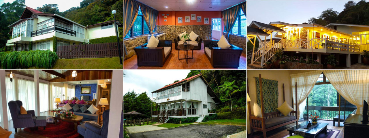 Variety of accommodation in Kinabalu Park