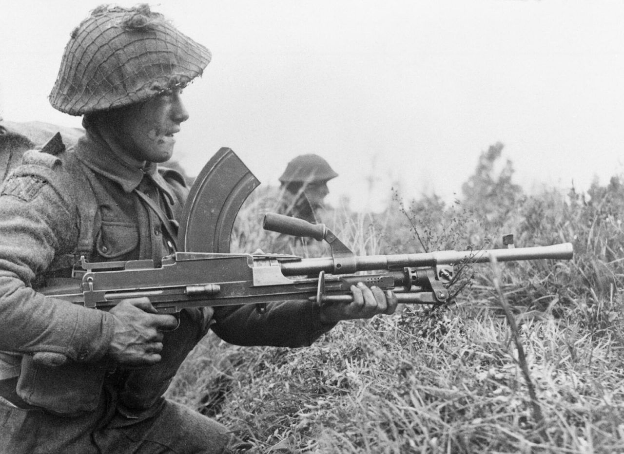 Bren gun, the light machine guns used by Starcevich