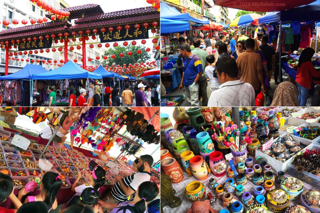 Gaya Street Sunday Market in Kota Kinabalu City