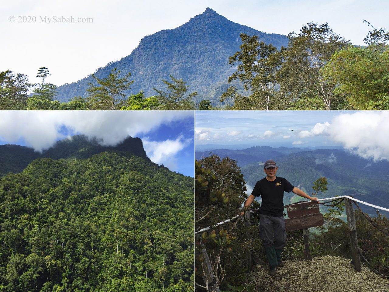 Mount Nombuyukong in Kinabalu Park