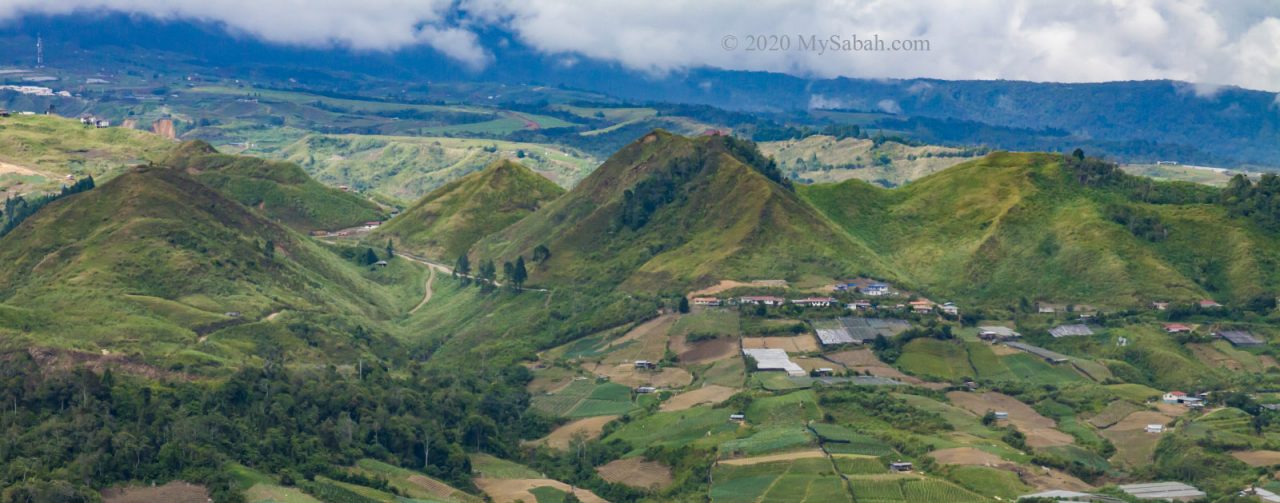 Pyramid Hills of Kundasang