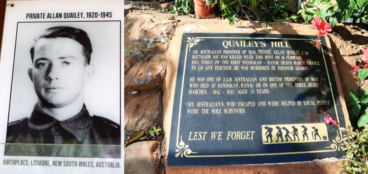 Quailey's Hill Memorial for Allan Quailey Clarence