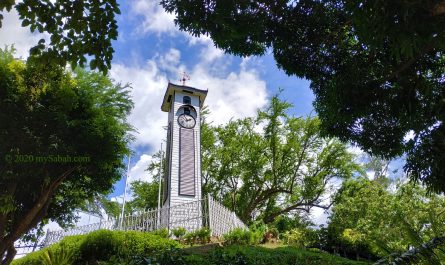 Atkinson Clock Tower of Kota Kinabalu City, Sabah, Malaysia