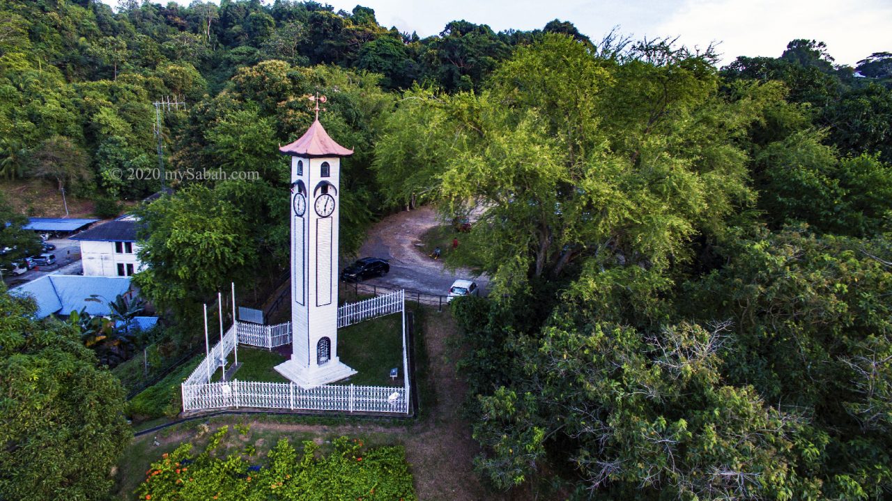 View of Atkinson Clock Tower from top