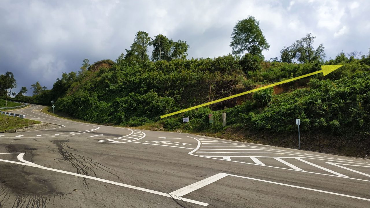 Road at Sugud stargazing site