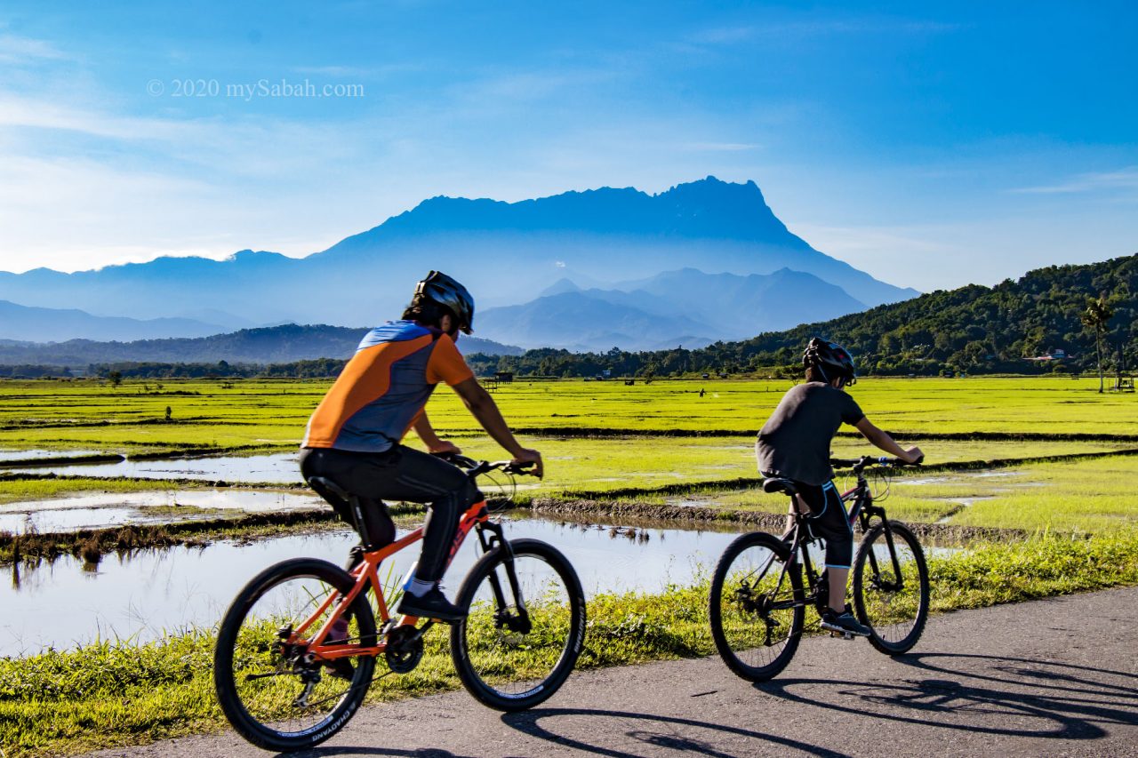 Cycling at Tempasuk Plains