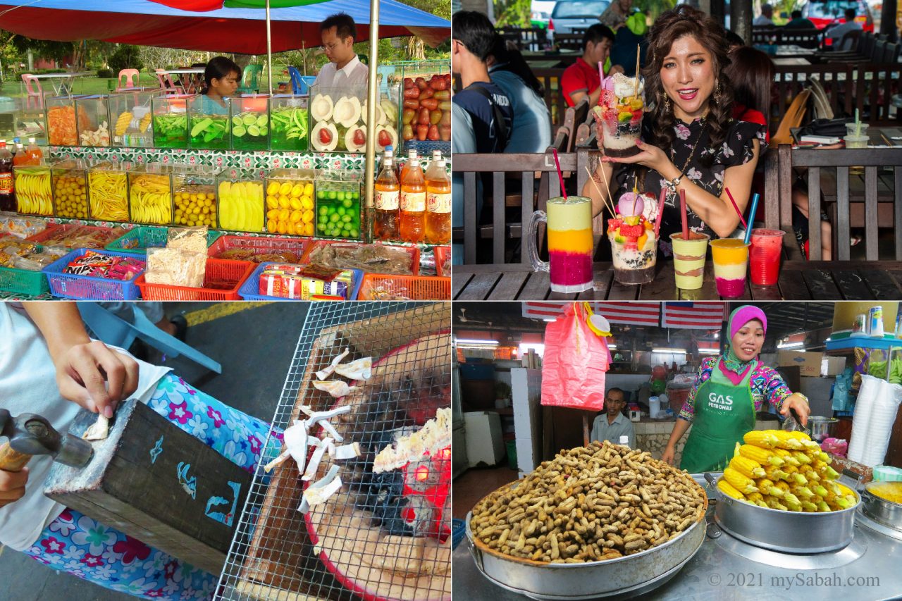 Food and snacks that are gone from Tanjung Aru Beach